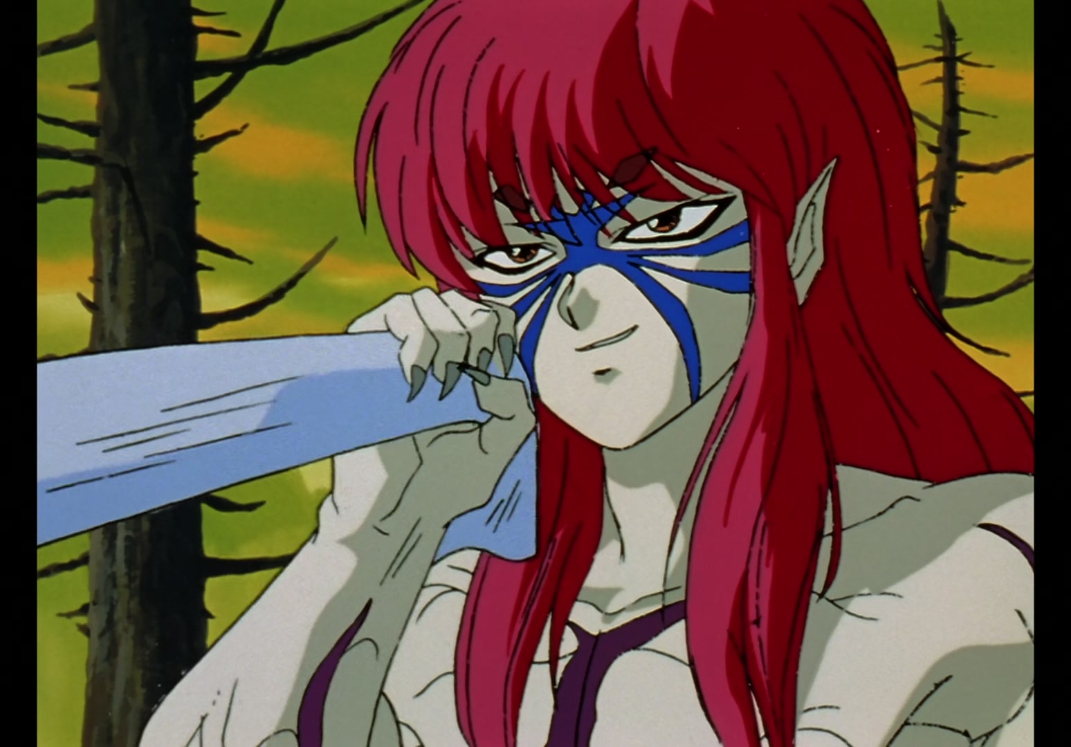 Yu Yu Hakusho Ep 13: Yusuke vs. Rando: 99 Attacks @ 00:05:03