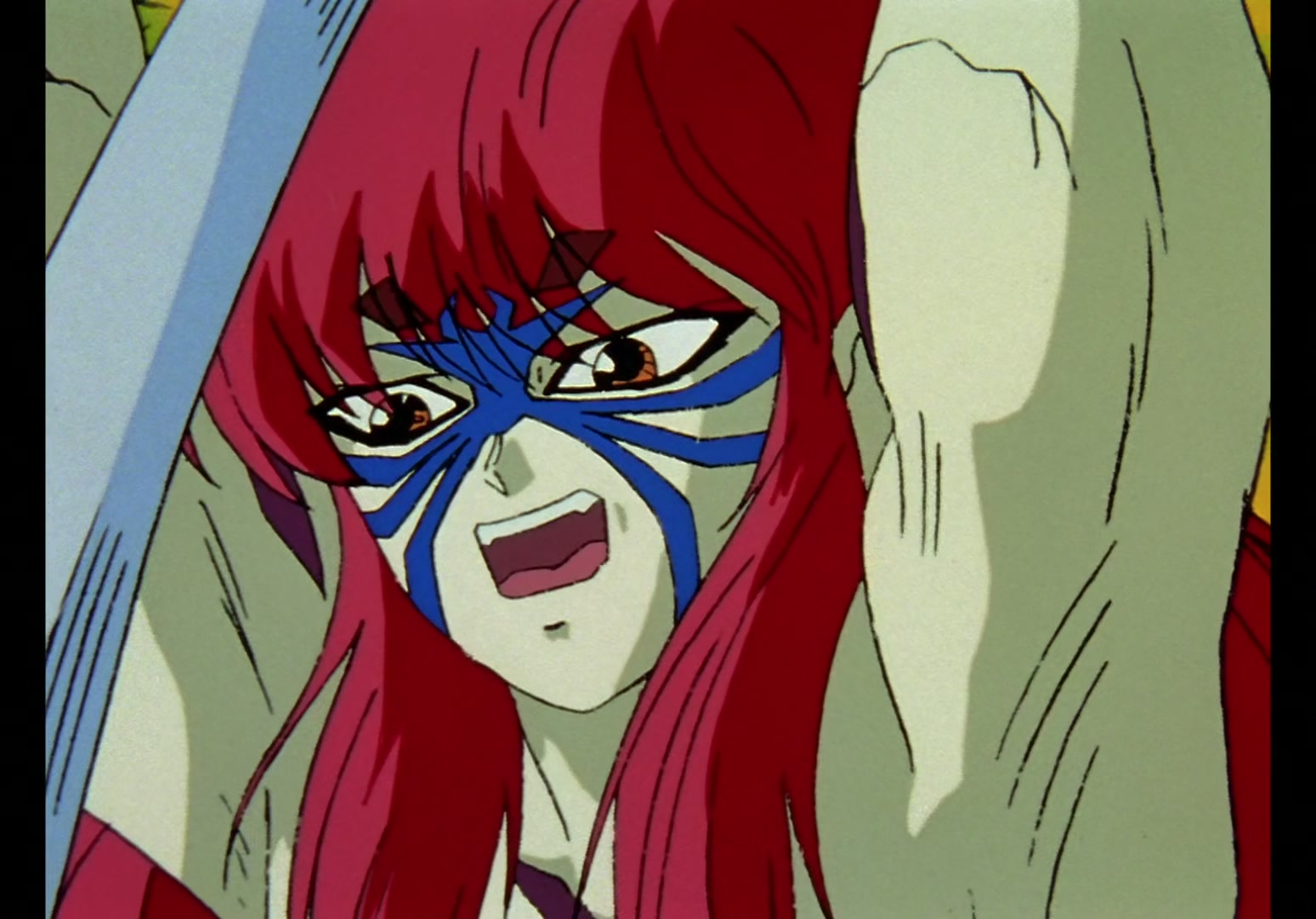 Yu Yu Hakusho Ep 13: Yusuke vs. Rando: 99 Attacks @ 00:05:37