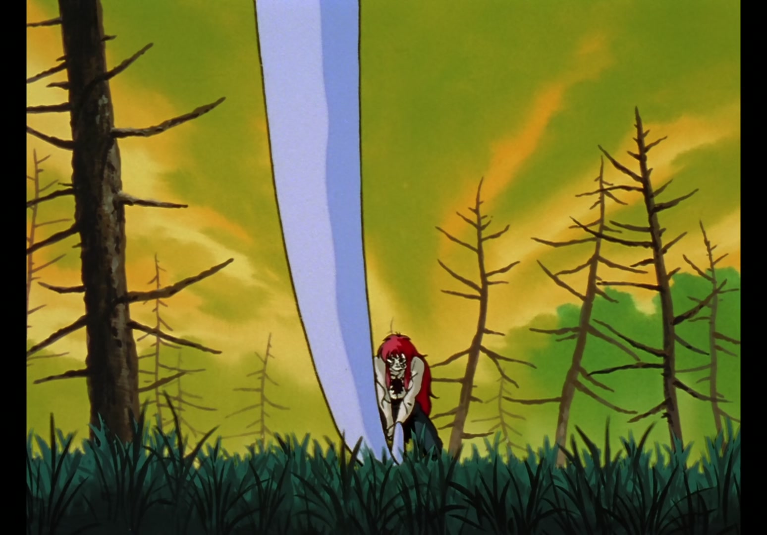 Yu Yu Hakusho Ep 13: Yusuke vs. Rando: 99 Attacks @ 00:05:48
