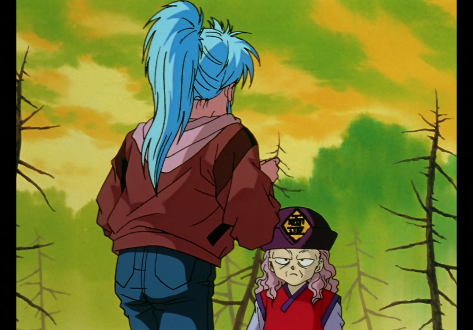 Yu Yu Hakusho Ep 13: Yusuke vs. Rando: 99 Attacks @ 00:06:56
