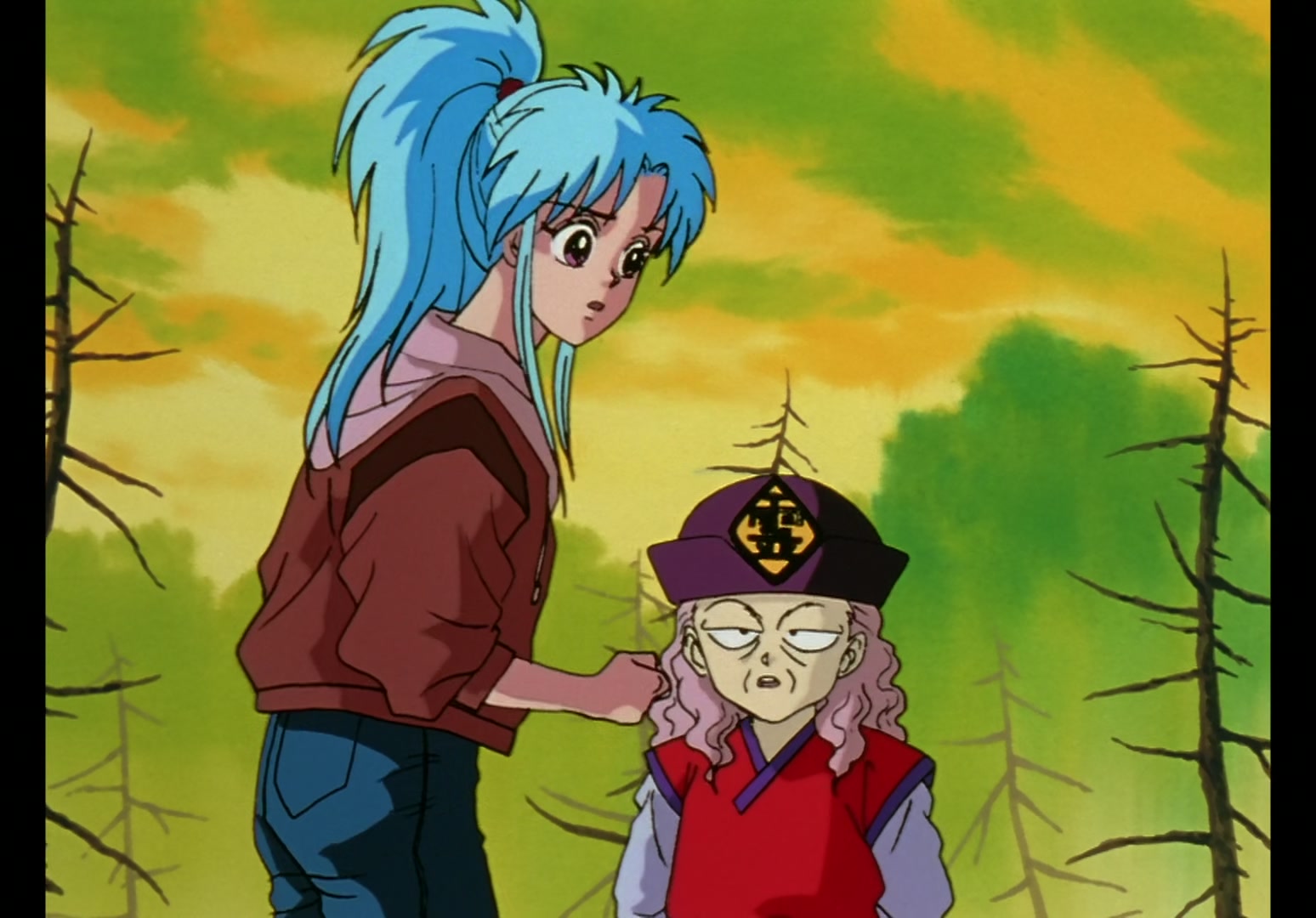 Yu Yu Hakusho Ep 13: Yusuke vs. Rando: 99 Attacks @ 00:07:00