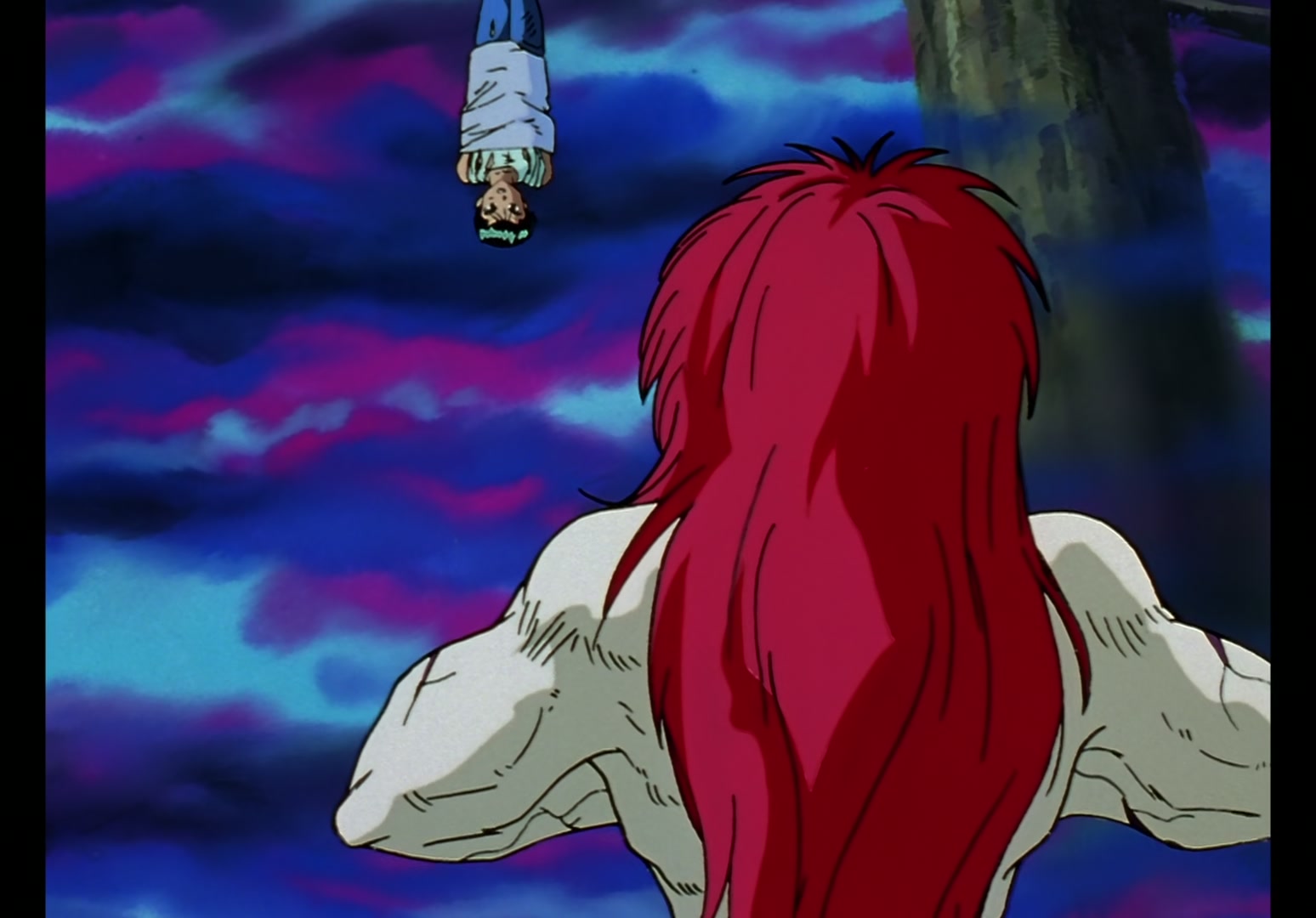 Yu Yu Hakusho Ep 13: Yusuke vs. Rando: 99 Attacks @ 00:08:01