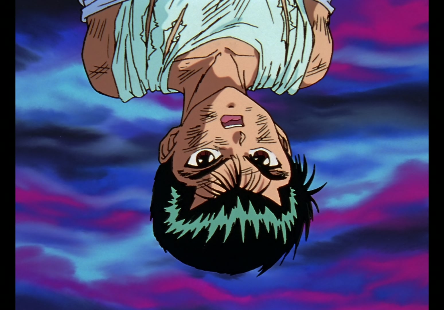 Yu Yu Hakusho Ep 13: Yusuke vs. Rando: 99 Attacks @ 00:08:05