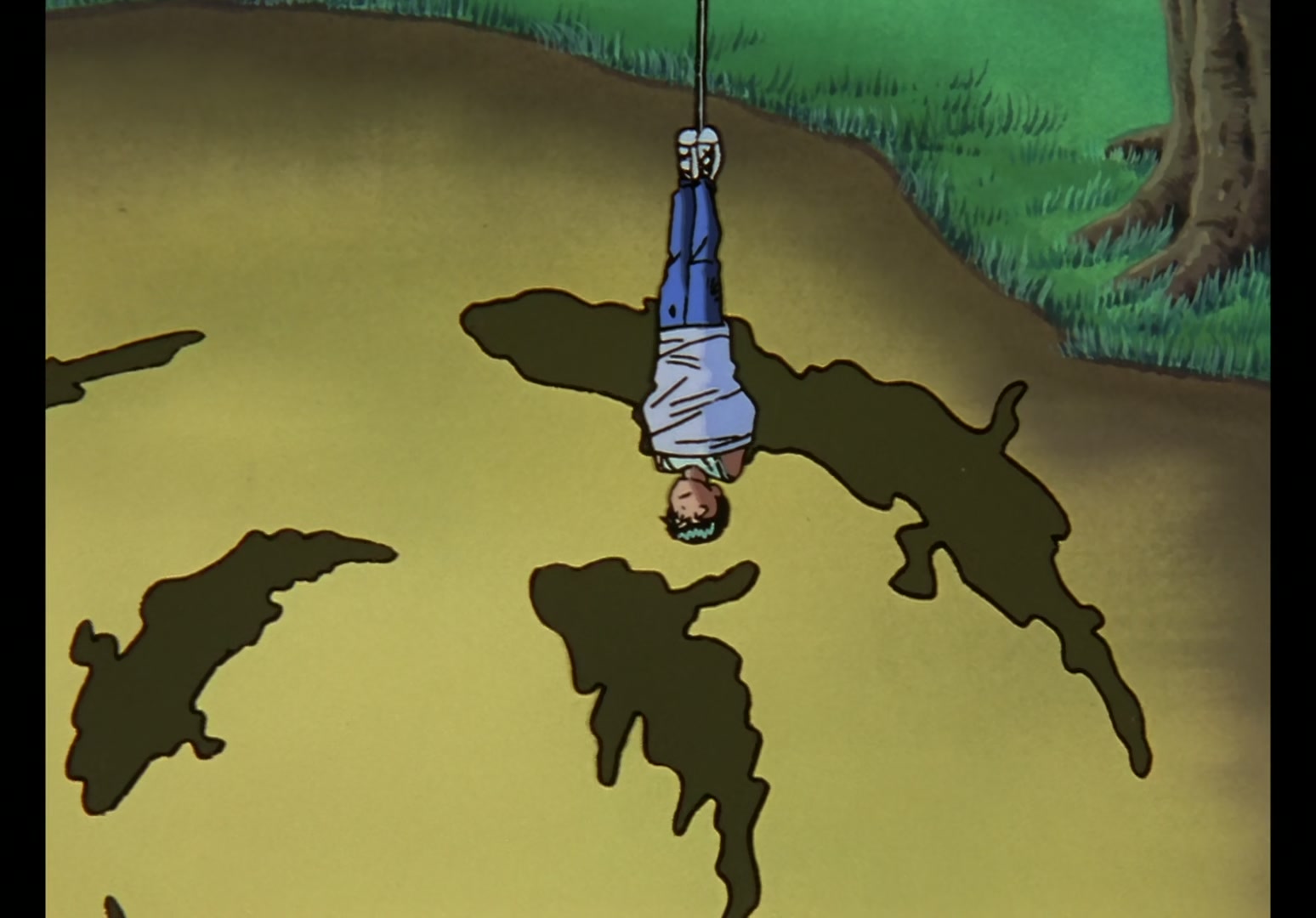 Yu Yu Hakusho Ep 13: Yusuke vs. Rando: 99 Attacks @ 00:08:24