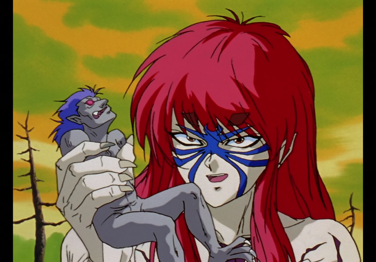 Yu Yu Hakusho Ep 13: Yusuke vs. Rando: 99 Attacks @ 00:08:39