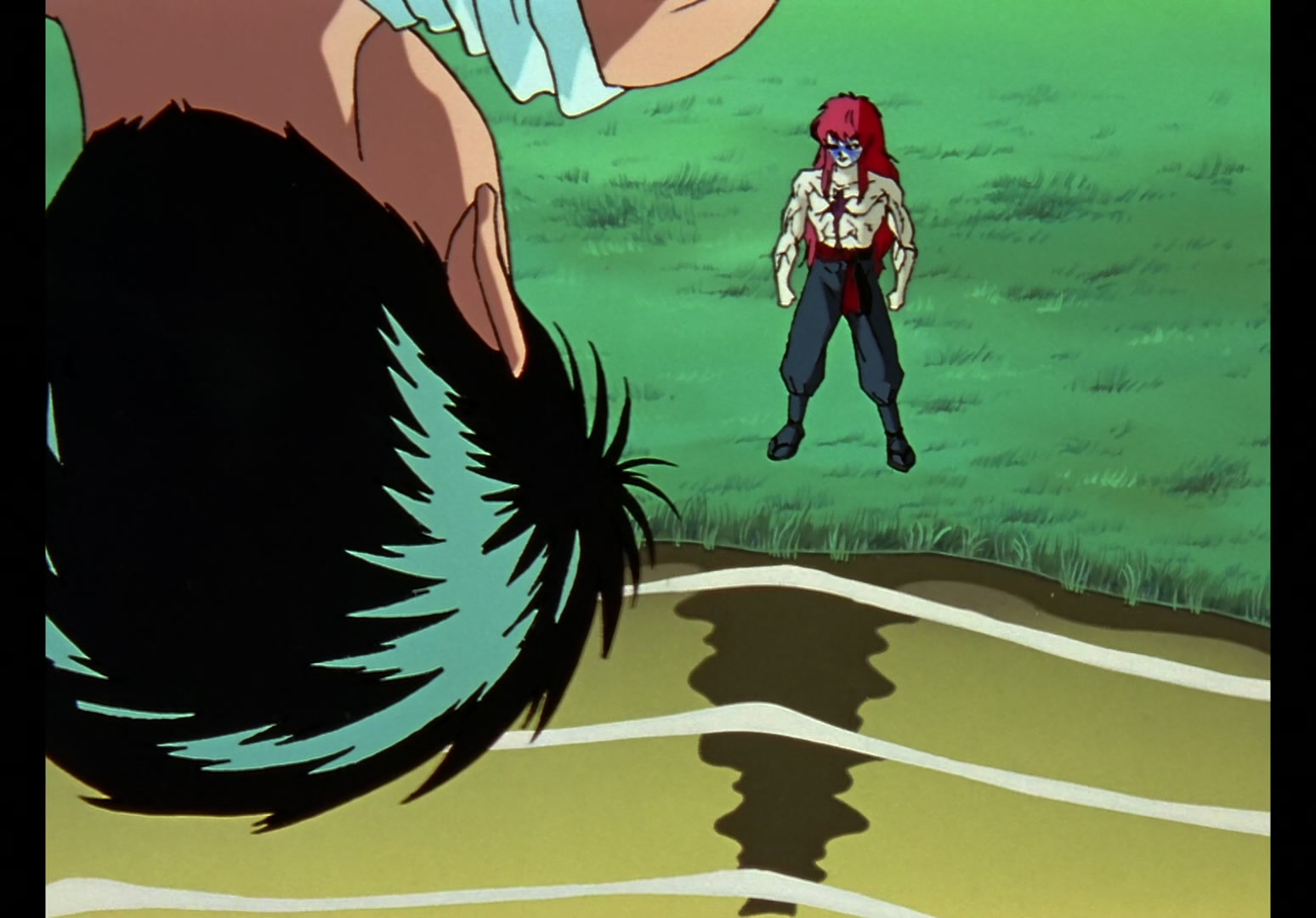 Yu Yu Hakusho Ep 13: Yusuke vs. Rando: 99 Attacks @ 00:09:09