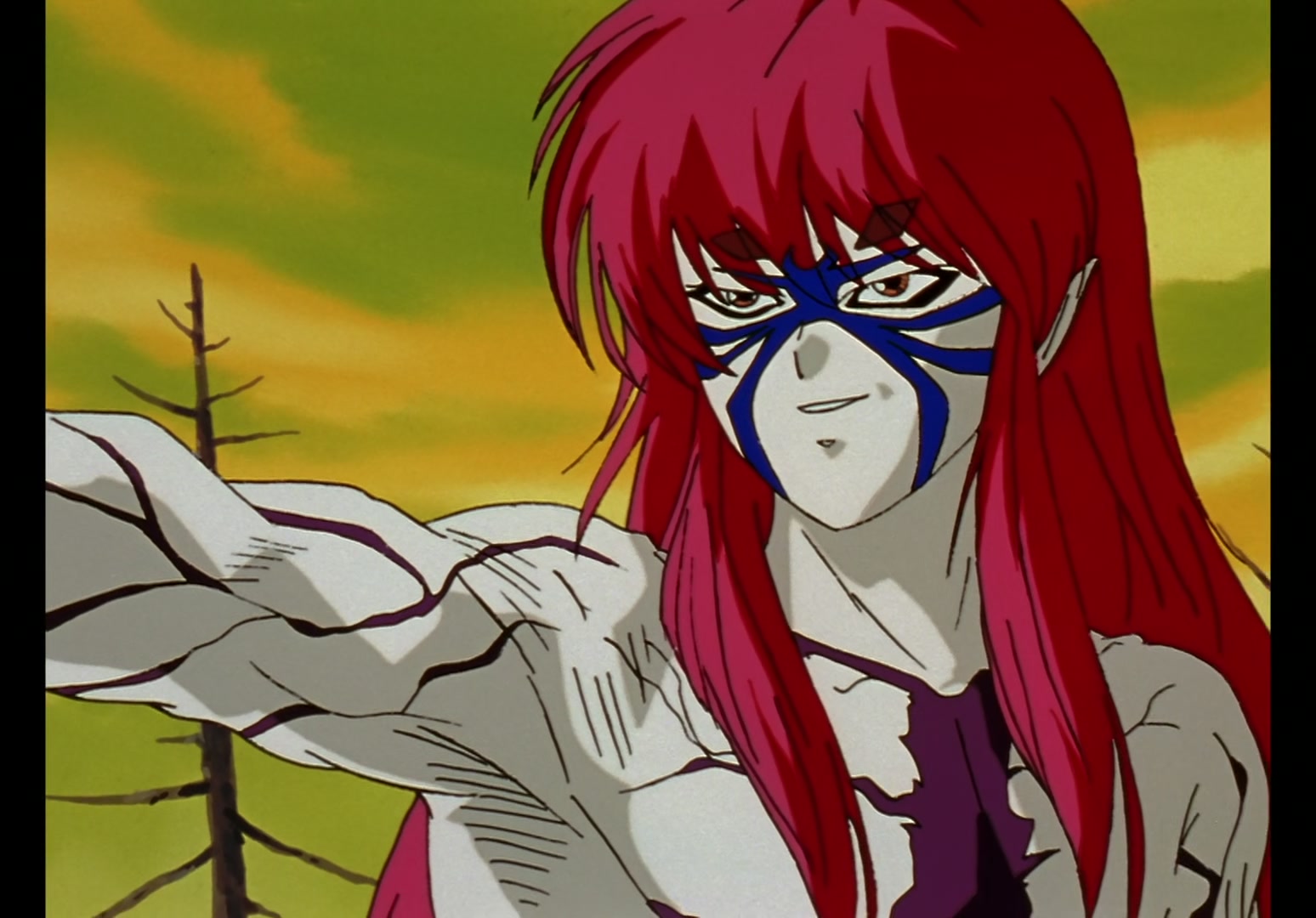 Yu Yu Hakusho Ep 13: Yusuke vs. Rando: 99 Attacks @ 00:09:39