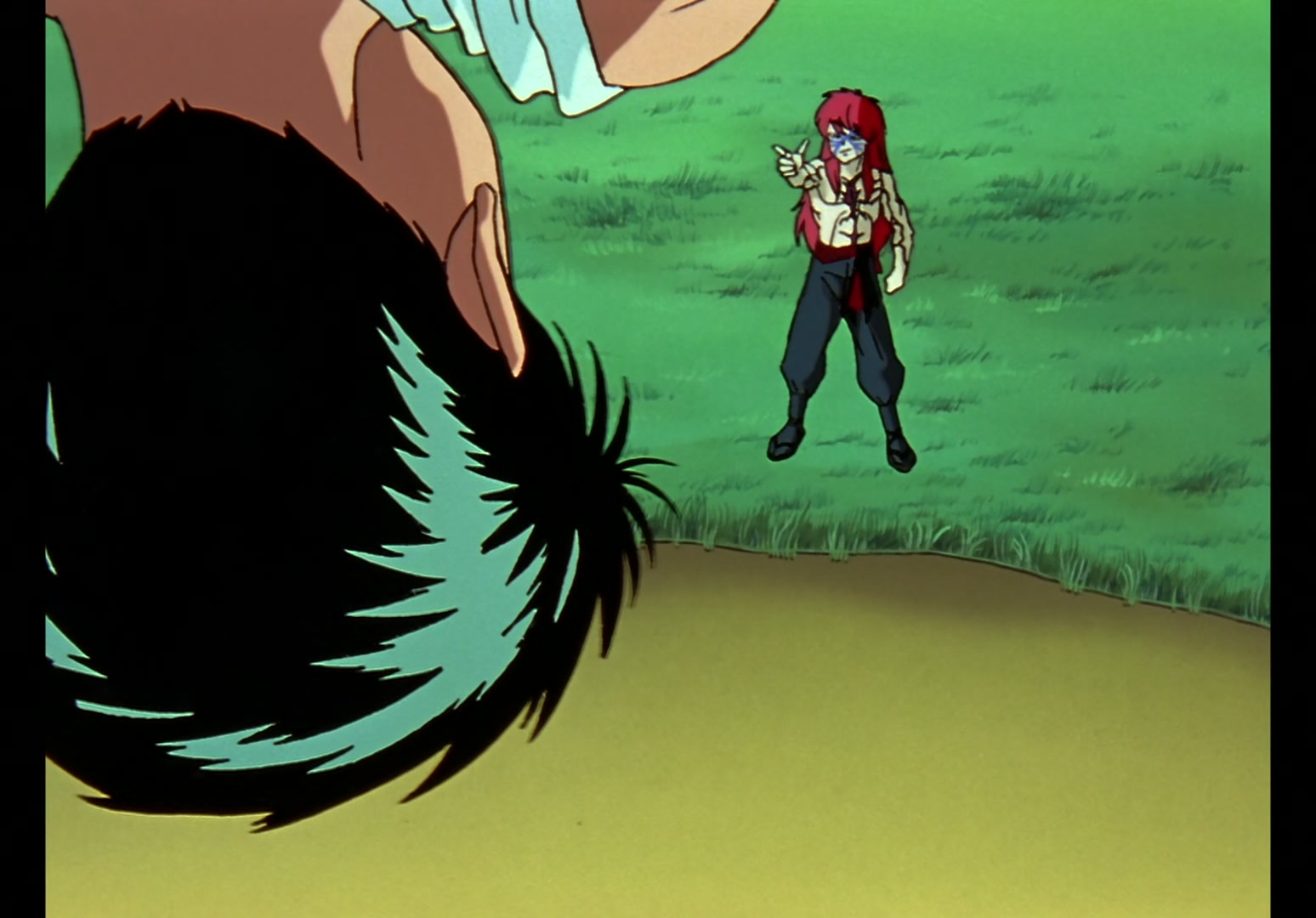 Yu Yu Hakusho Ep 13: Yusuke vs. Rando: 99 Attacks @ 00:10:17
