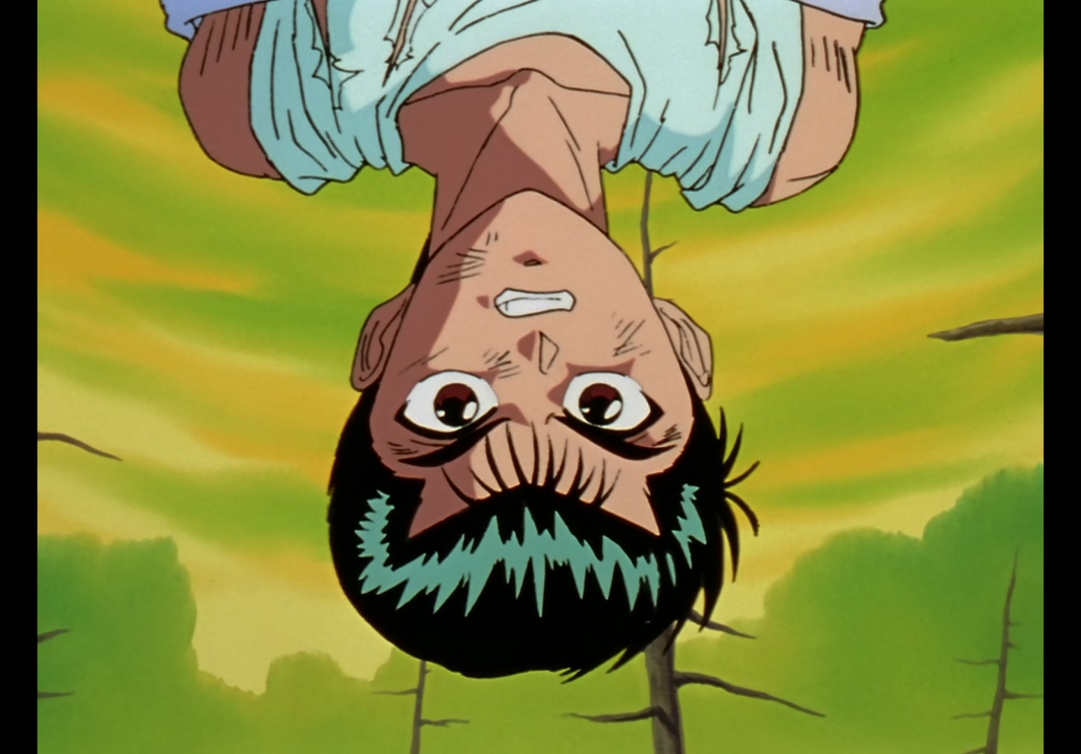 Yu Yu Hakusho Ep 13: Yusuke vs. Rando: 99 Attacks @ 00:10:29