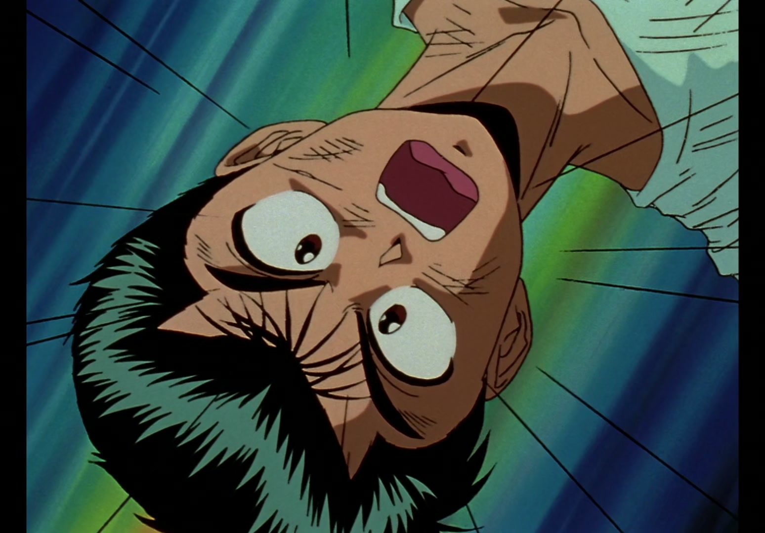 Yu Yu Hakusho Ep 13: Yusuke vs. Rando: 99 Attacks @ 00:10:44