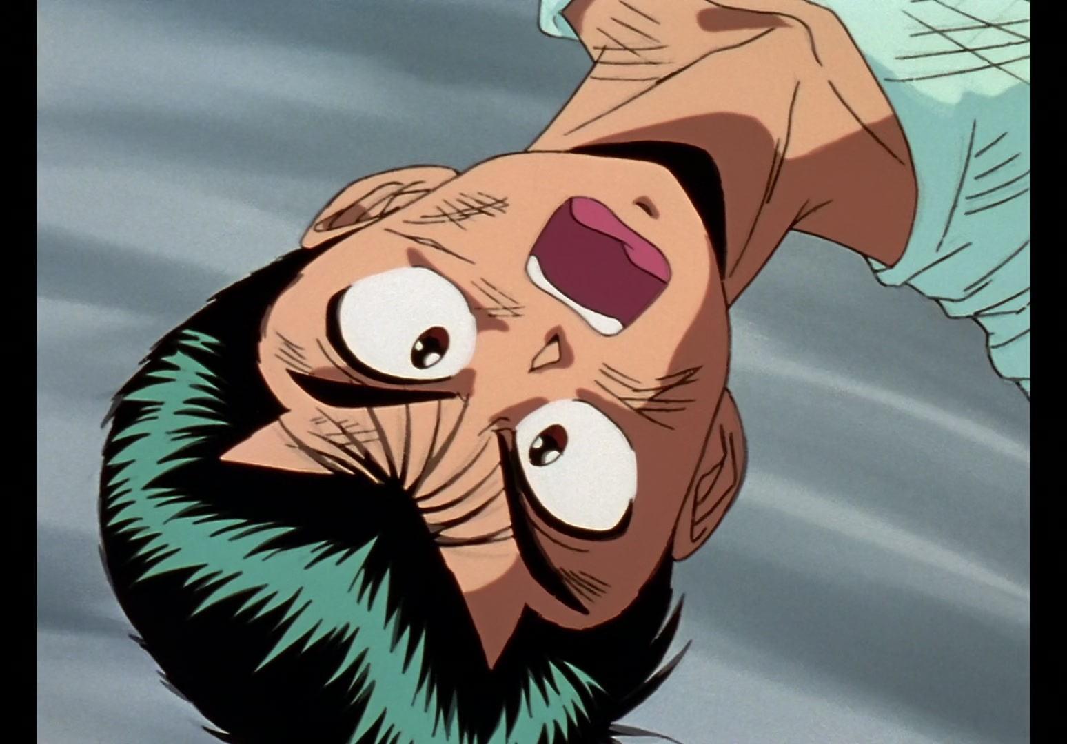 Yu Yu Hakusho Ep 13: Yusuke vs. Rando: 99 Attacks @ 00:10:59