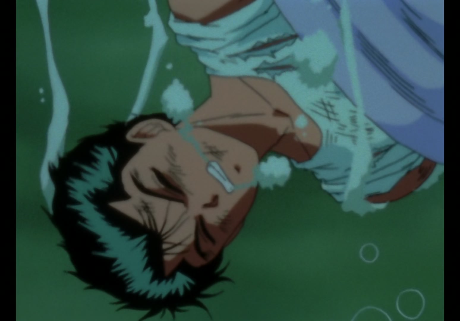 Yu Yu Hakusho Ep 13: Yusuke vs. Rando: 99 Attacks @ 00:11:29