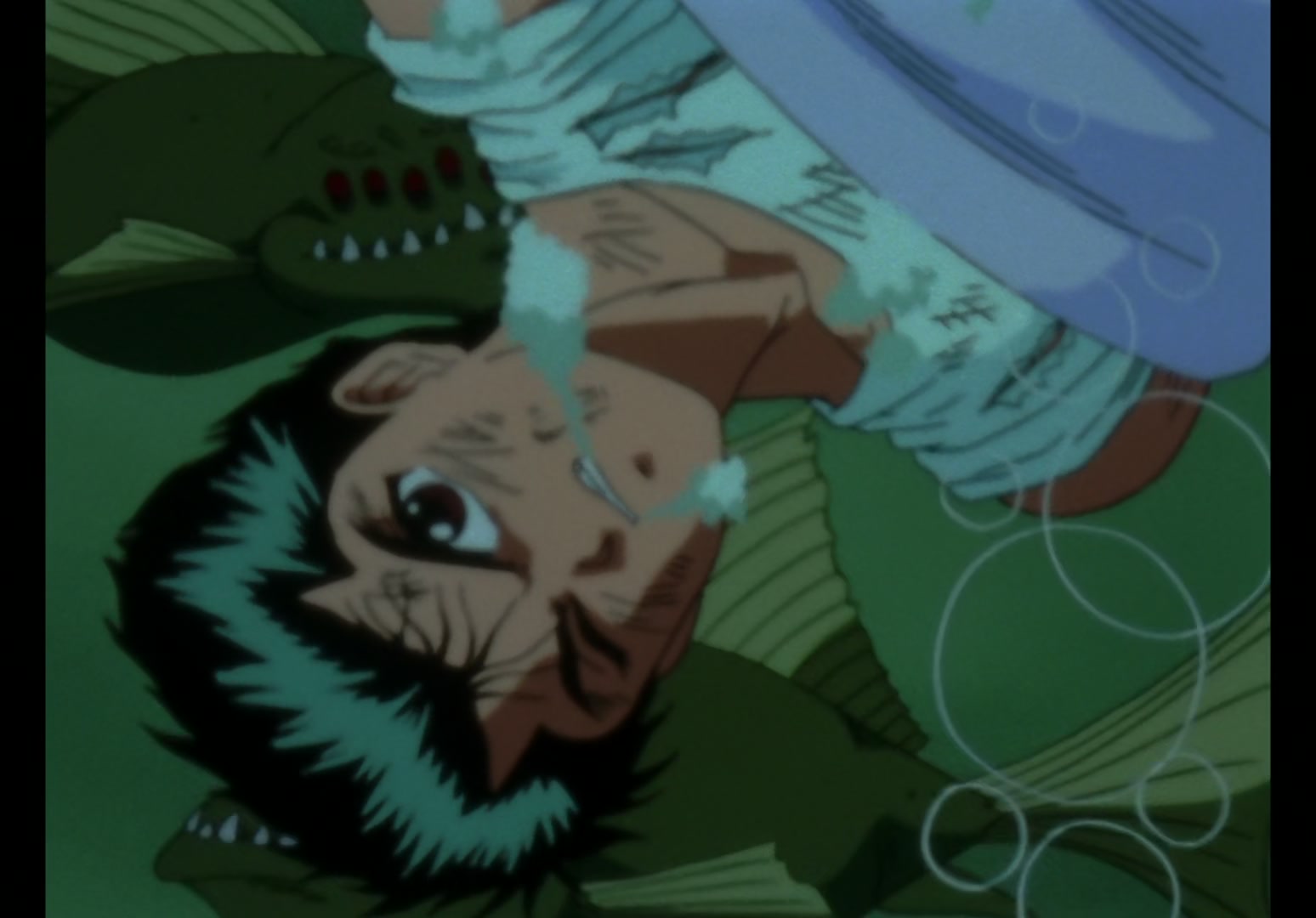 Yu Yu Hakusho Ep 13: Yusuke vs. Rando: 99 Attacks @ 00:11:37