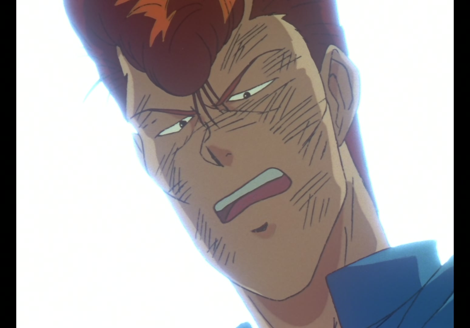 Yu Yu Hakusho Ep 13: Yusuke vs. Rando: 99 Attacks @ 00:12:22