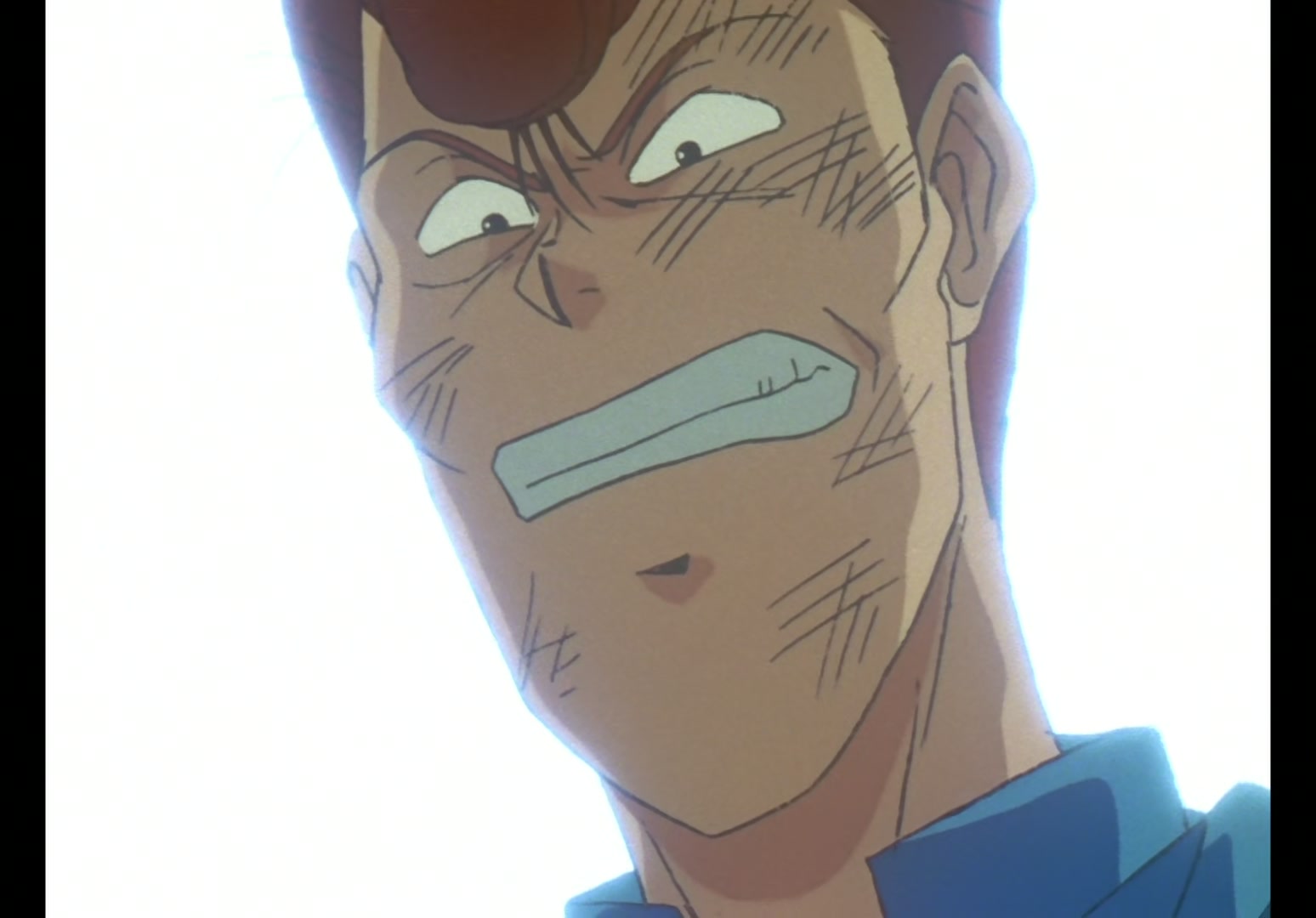 Yu Yu Hakusho Ep 13: Yusuke vs. Rando: 99 Attacks @ 00:12:41