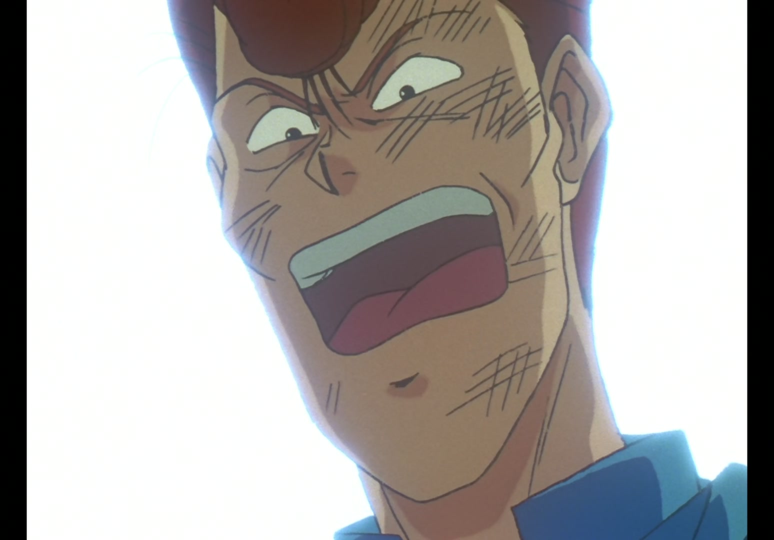 Yu Yu Hakusho Ep 13: Yusuke vs. Rando: 99 Attacks @ 00:12:45