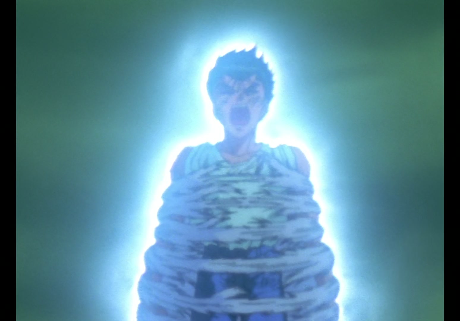 Yu Yu Hakusho Ep 13: Yusuke vs. Rando: 99 Attacks @ 00:13:08