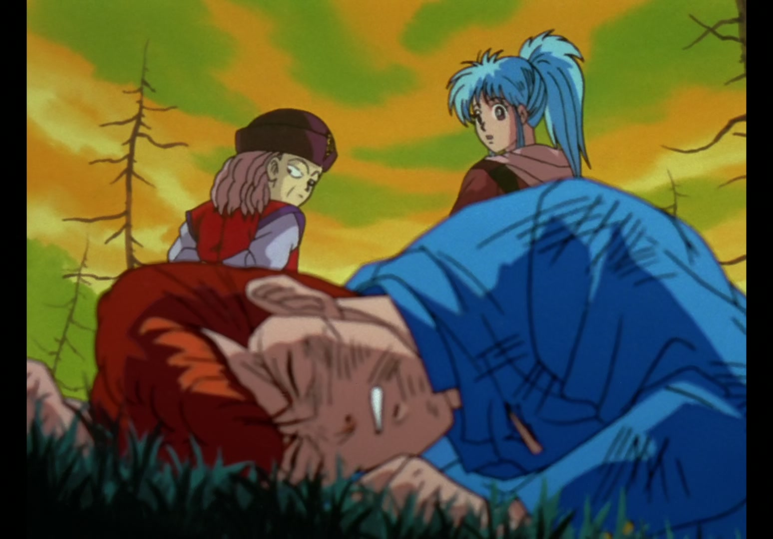 Yu Yu Hakusho Ep 13: Yusuke vs. Rando: 99 Attacks @ 00:13:34