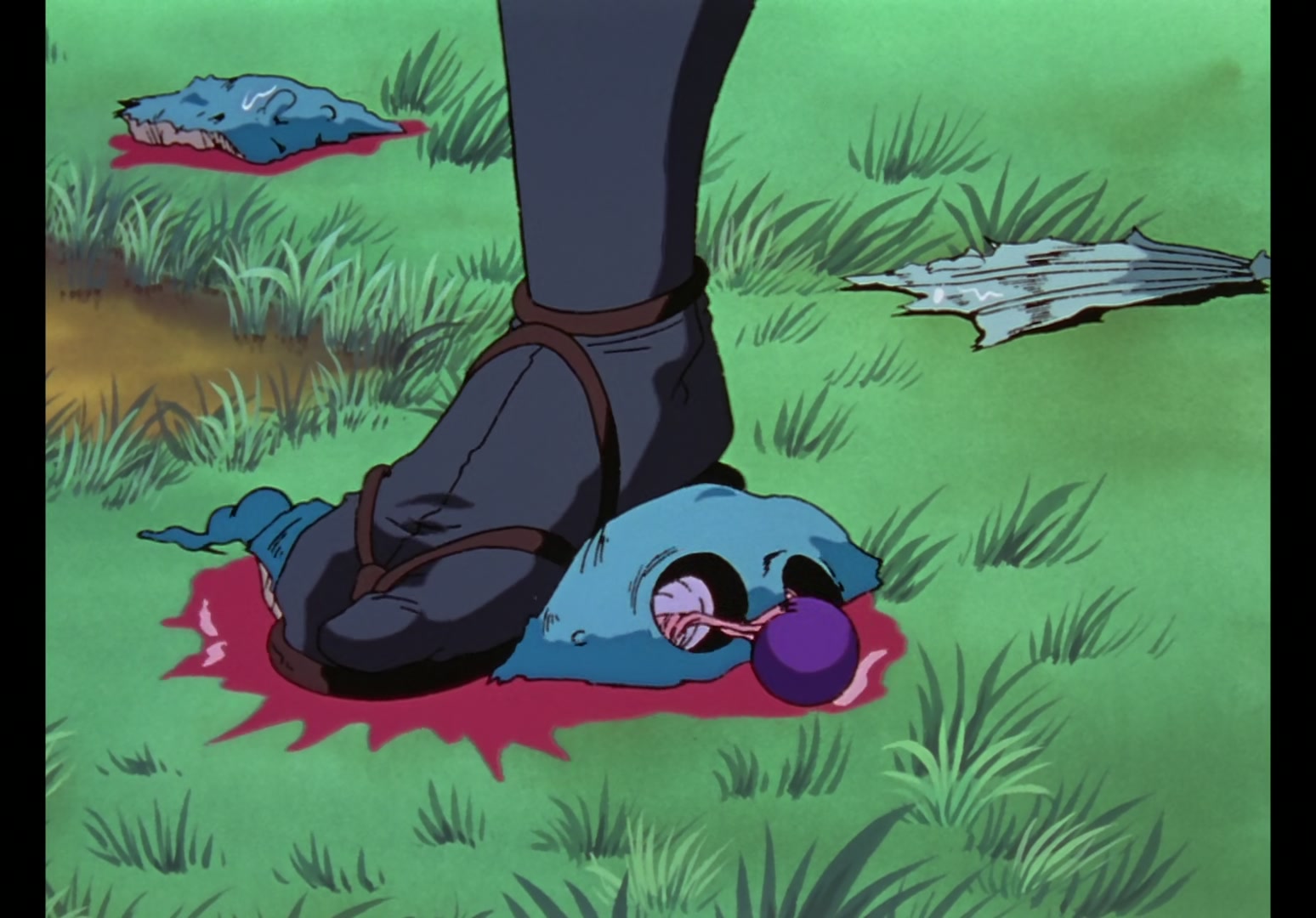 Yu Yu Hakusho Ep 13: Yusuke vs. Rando: 99 Attacks @ 00:13:38