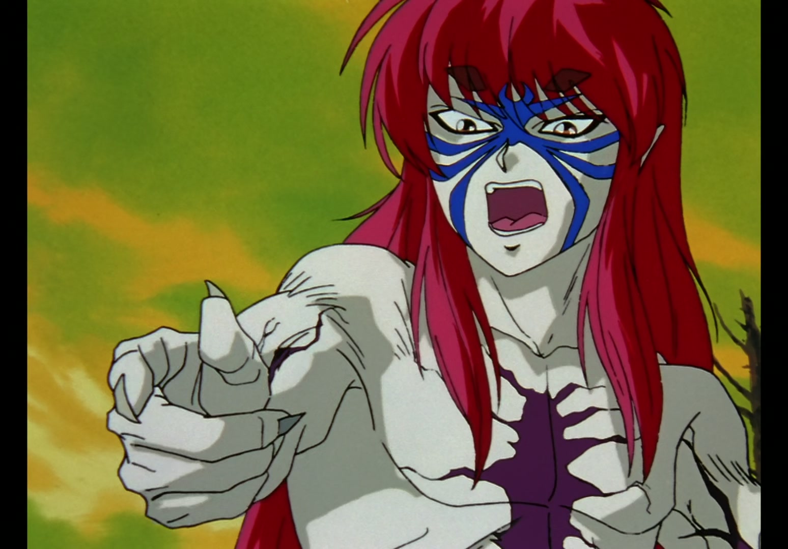 Yu Yu Hakusho Ep 13: Yusuke vs. Rando: 99 Attacks @ 00:13:57