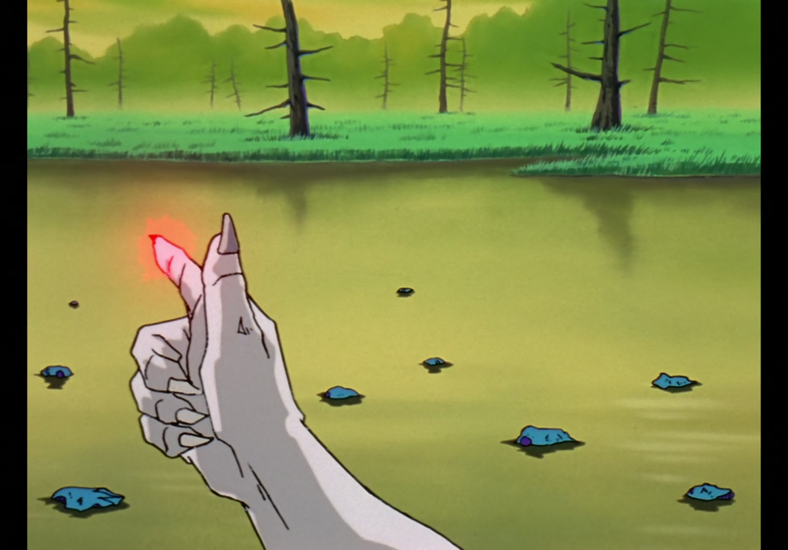 Yu Yu Hakusho Ep 13: Yusuke vs. Rando: 99 Attacks @ 00:14:01