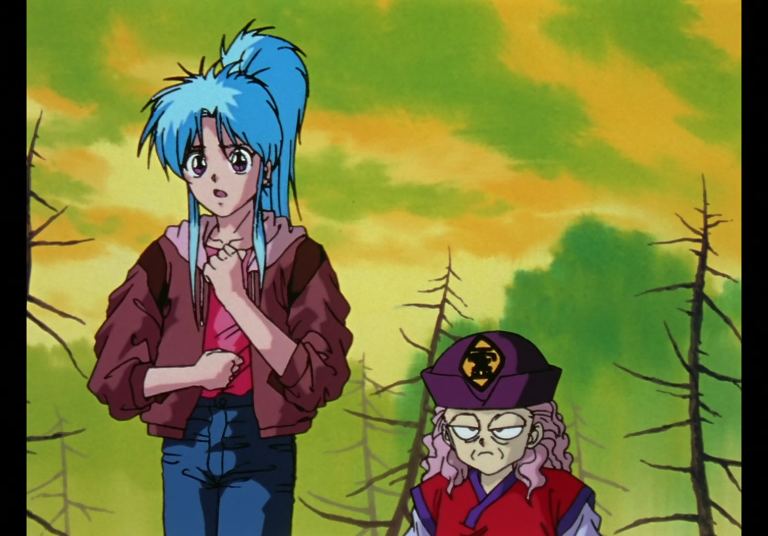 Yu Yu Hakusho Ep 13: Yusuke vs. Rando: 99 Attacks @ 00:14:16