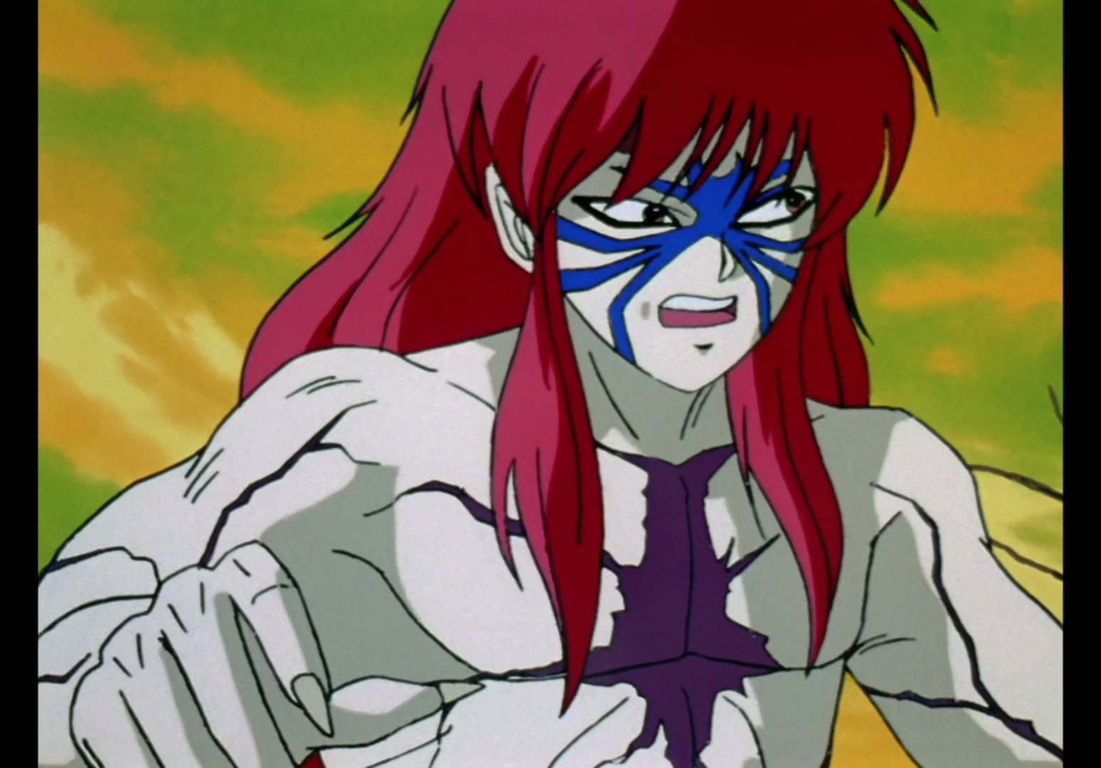 Yu Yu Hakusho Ep 13: Yusuke vs. Rando: 99 Attacks @ 00:14:28
