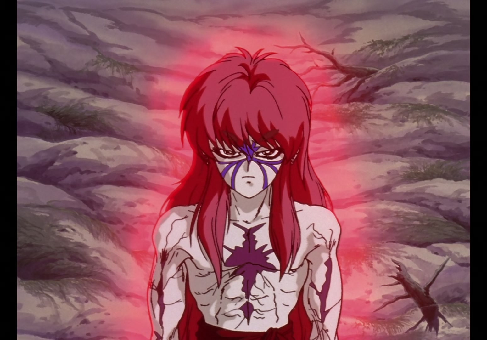 Yu Yu Hakusho Ep 13: Yusuke vs. Rando: 99 Attacks @ 00:16:18