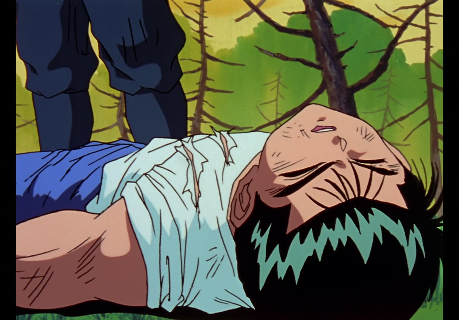 Yu Yu Hakusho Ep 13: Yusuke vs. Rando: 99 Attacks @ 00:16:36