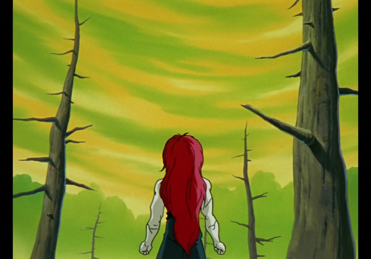 Yu Yu Hakusho Ep 13: Yusuke vs. Rando: 99 Attacks @ 00:17:56