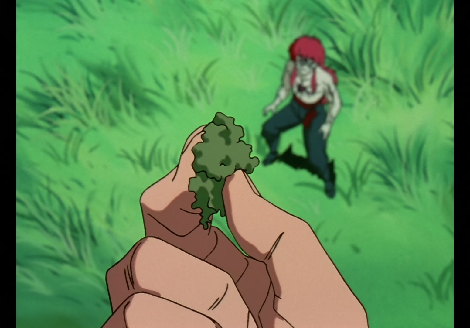 Yu Yu Hakusho Ep 13: Yusuke vs. Rando: 99 Attacks @ 00:18:57