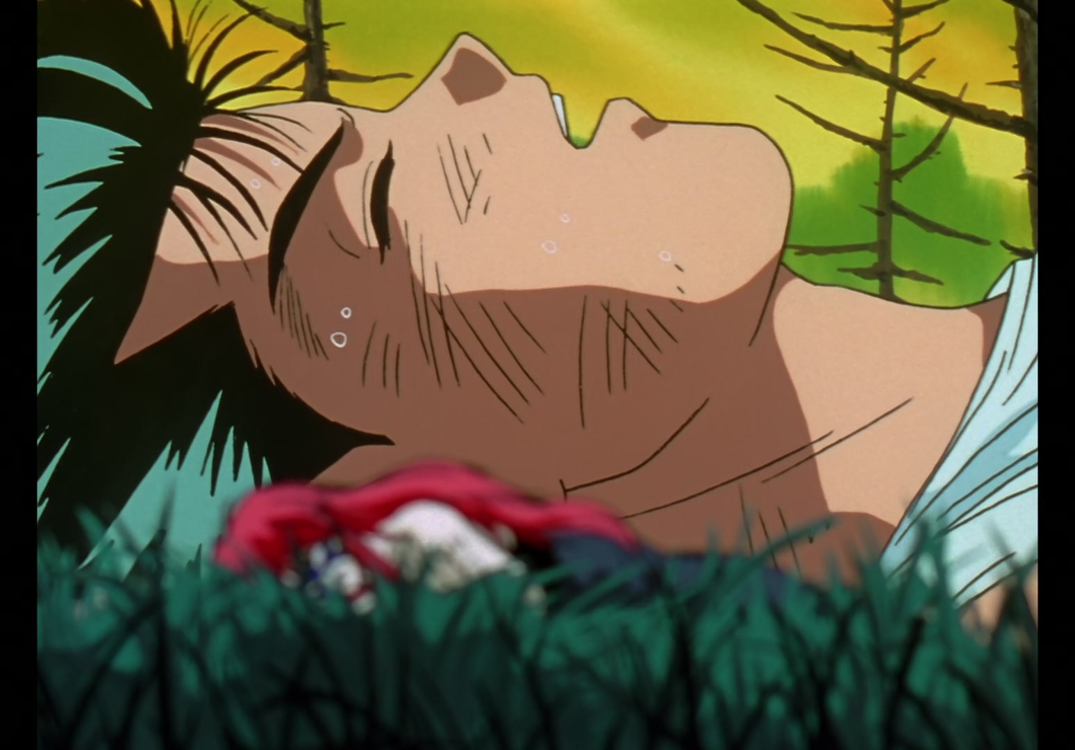 Yu Yu Hakusho Ep 13: Yusuke vs. Rando: 99 Attacks @ 00:19:38