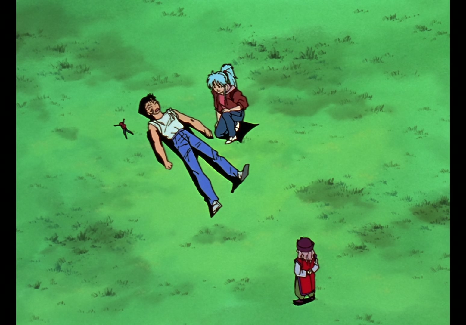 Yu Yu Hakusho Ep 13: Yusuke vs. Rando: 99 Attacks @ 00:19:42