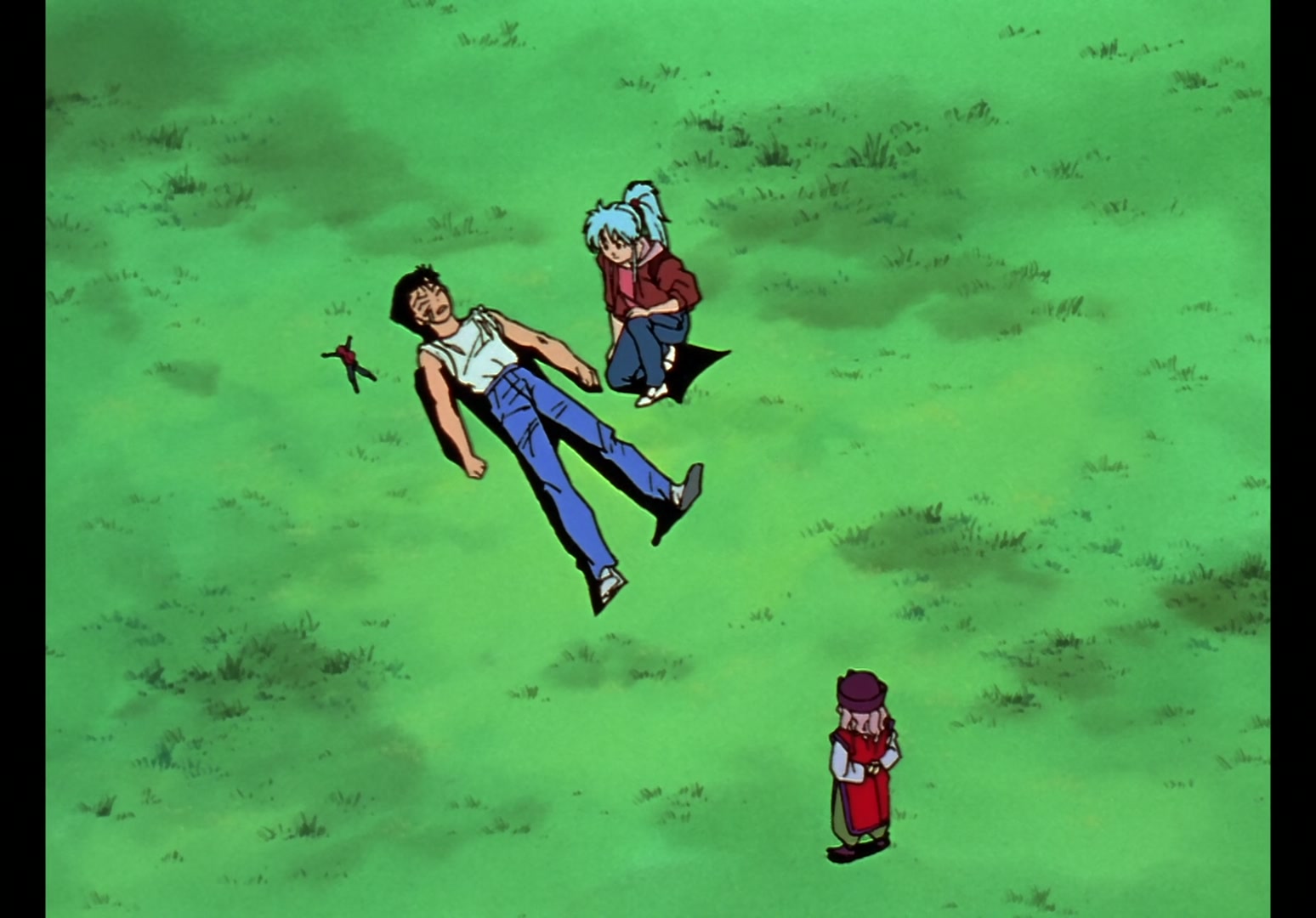 Yu Yu Hakusho Ep 13: Yusuke vs. Rando: 99 Attacks @ 00:19:46