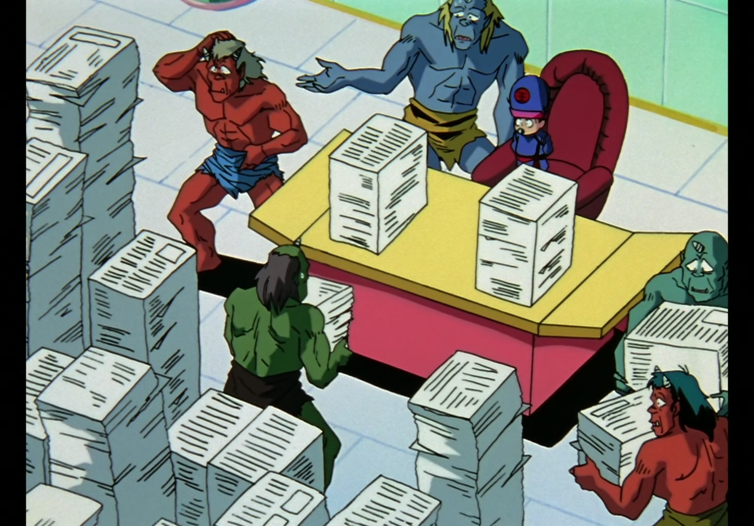 Yu Yu Hakusho Ep 13: Yusuke vs. Rando: 99 Attacks @ 00:20:20