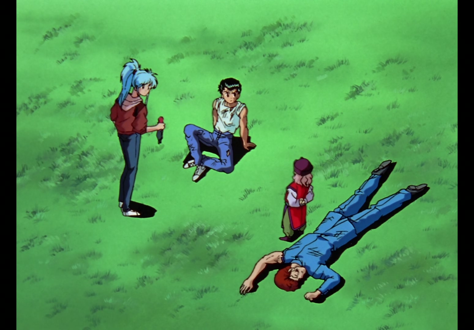 Yu Yu Hakusho Ep 13: Yusuke vs. Rando: 99 Attacks @ 00:20:43