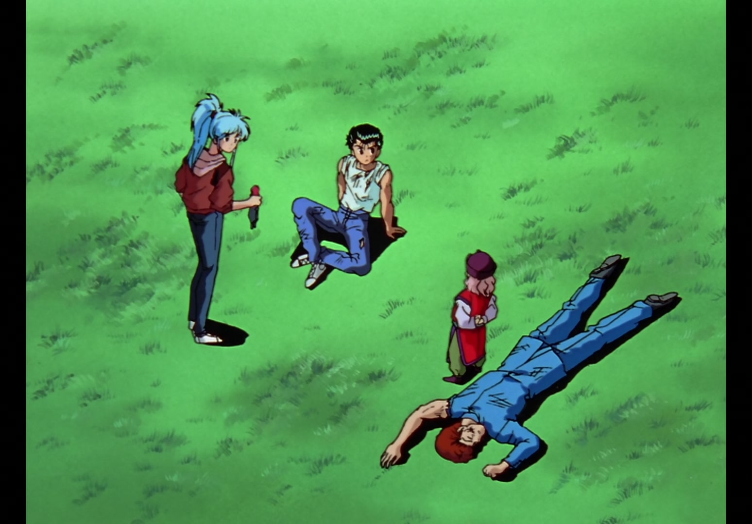 Yu Yu Hakusho Ep 13: Yusuke vs. Rando: 99 Attacks @ 00:20:51