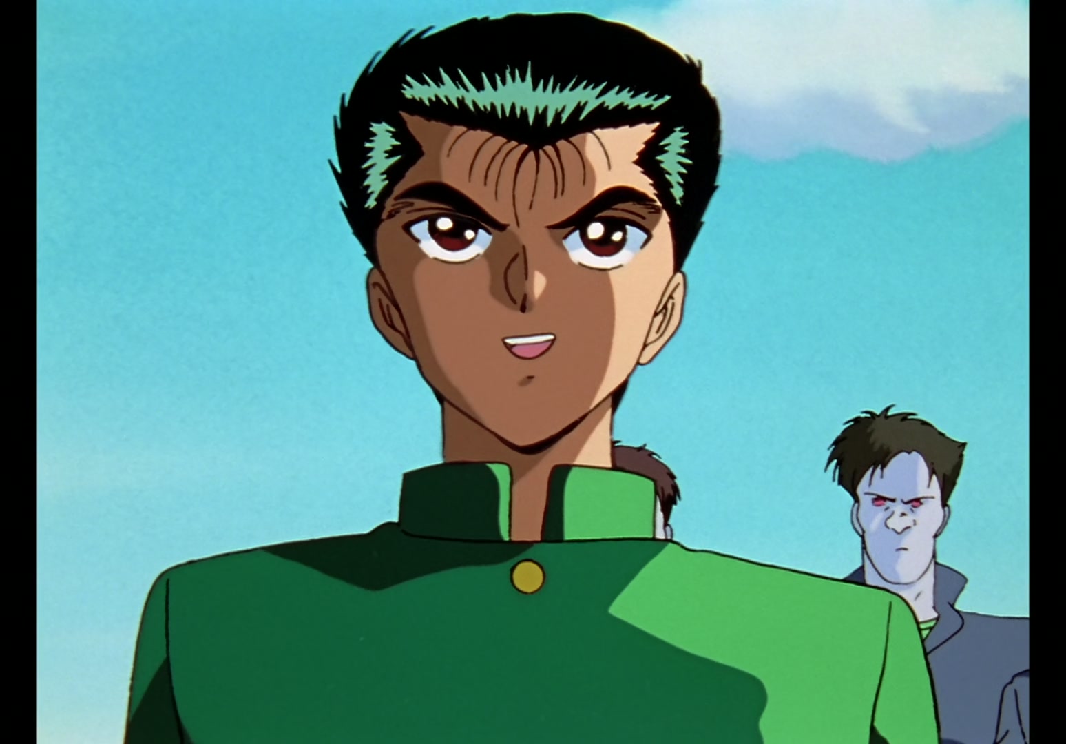 Yu Yu Hakusho Ep 13: Yusuke vs. Rando: 99 Attacks @ 00:21:47