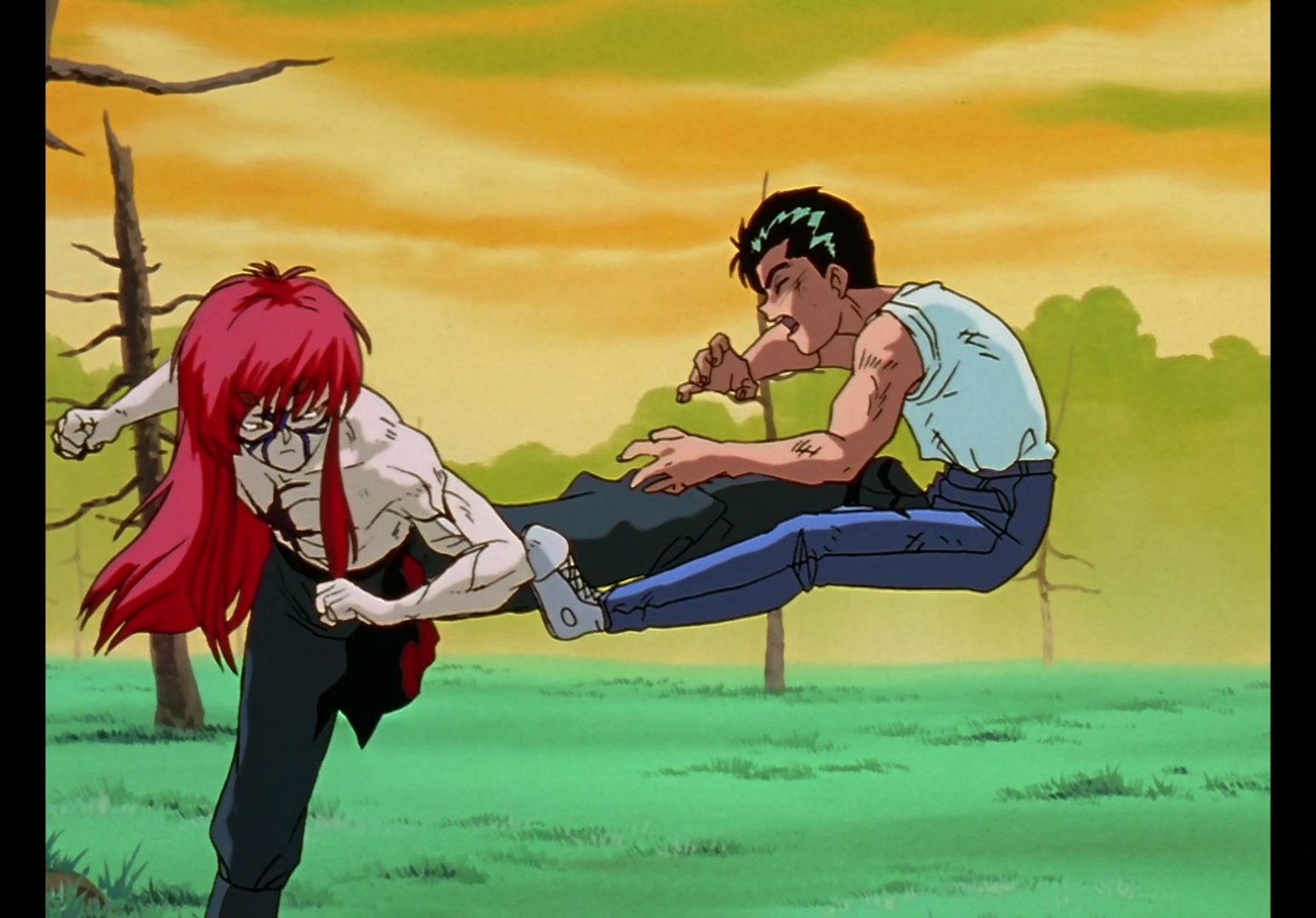 Yu Yu Hakusho Ep 14: The Beasts of Maze Castle @ 00:01:42