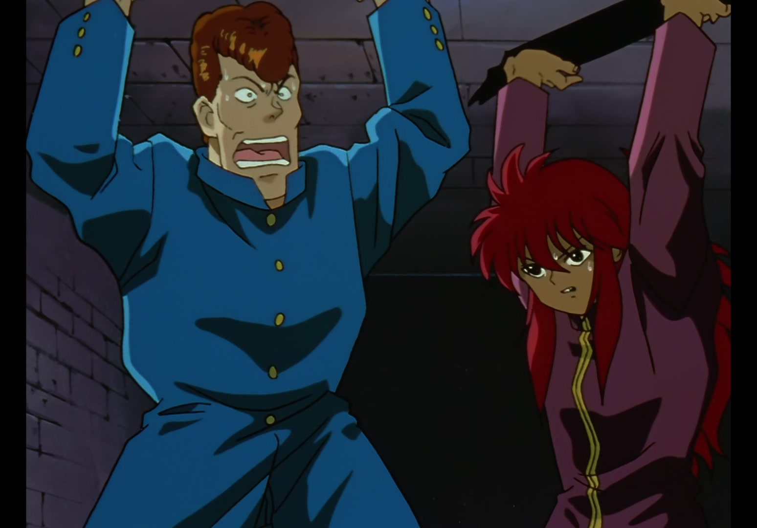 Yu Yu Hakusho Ep 15: Genbu, the Stone Beast @ 00:02:35