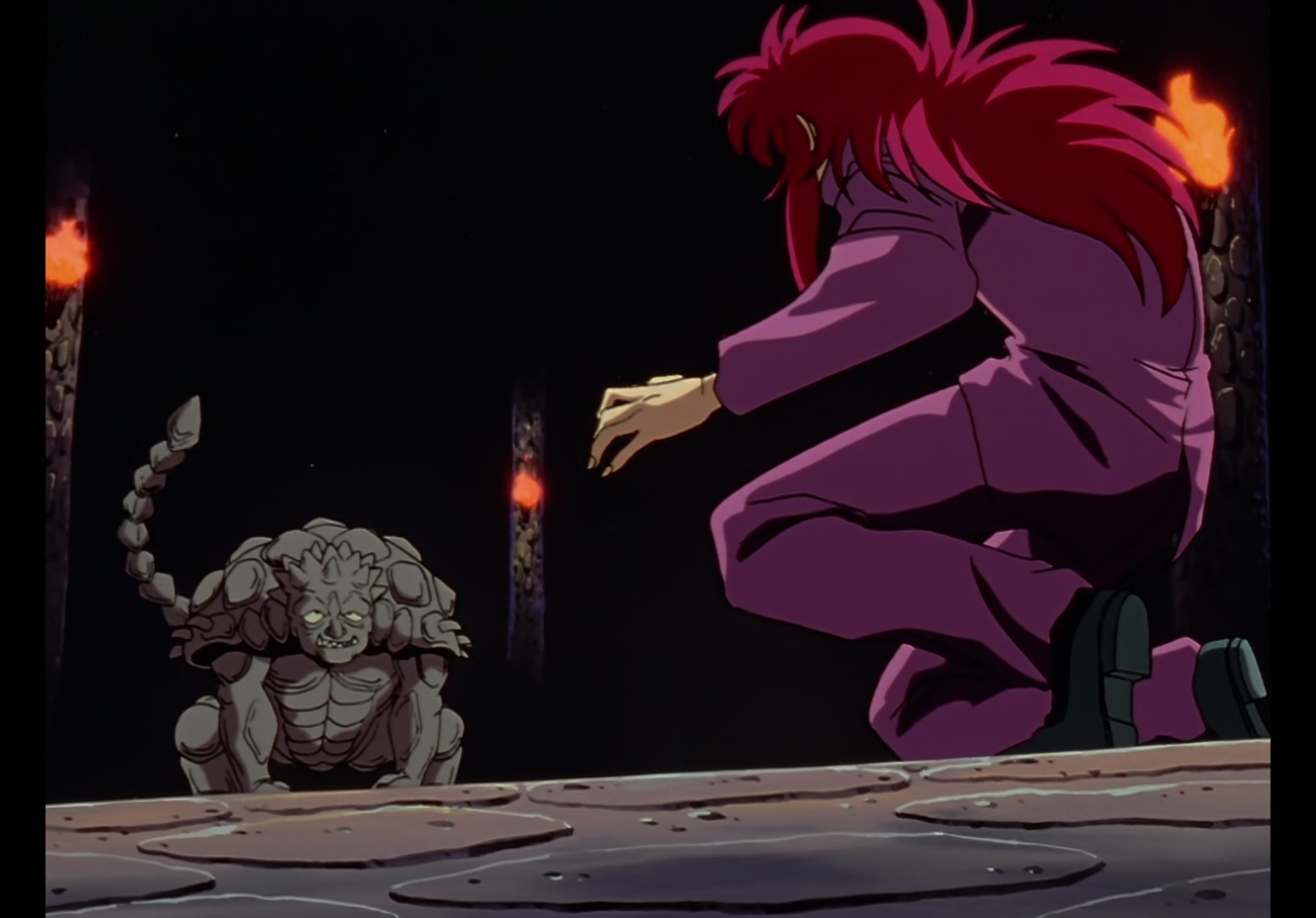Yu Yu Hakusho Ep 15: Genbu, the Stone Beast @ 00:13:46
