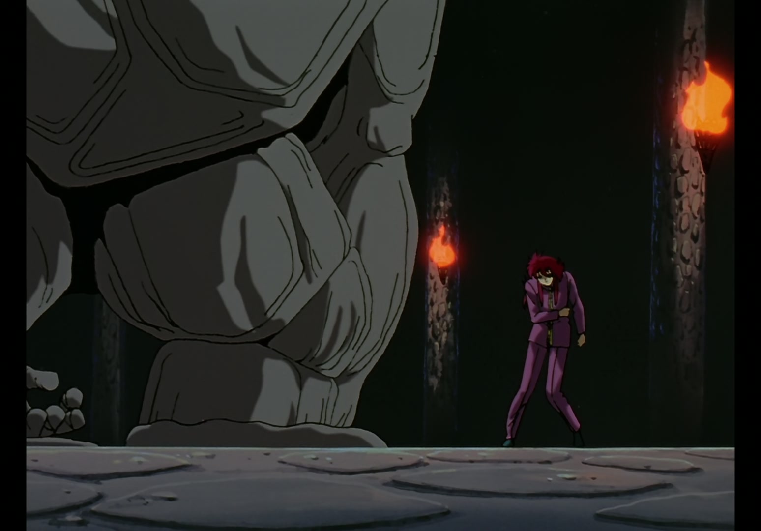 Yu Yu Hakusho Ep 15: Genbu, the Stone Beast @ 00:14:12