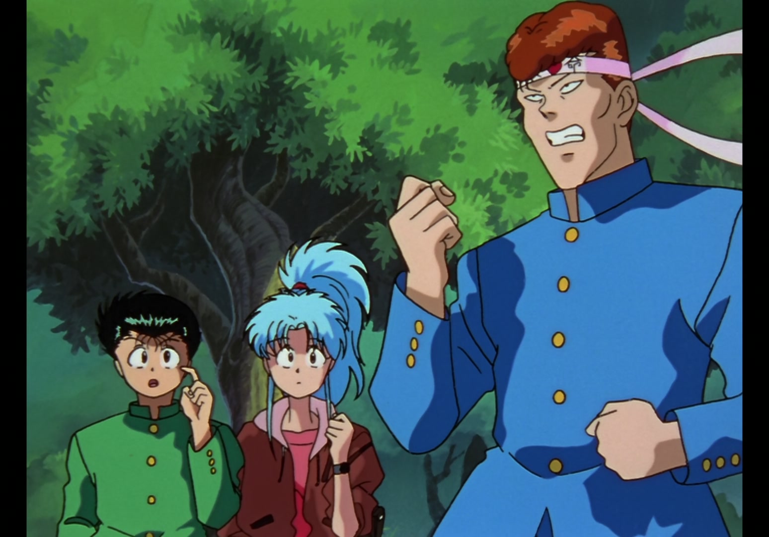 Yu Yu Hakusho Ep 23: The Toguro Brothers Gang @ 00:16:59