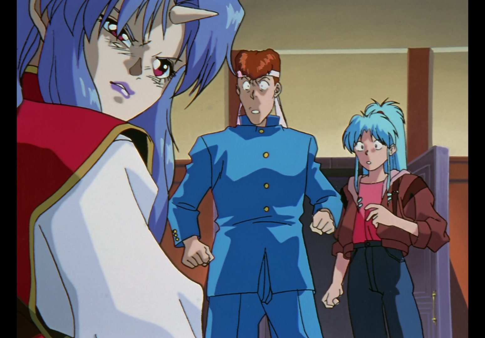 Yu Yu Hakusho Ep 24: The Deadly Triad @ 00:03:13
