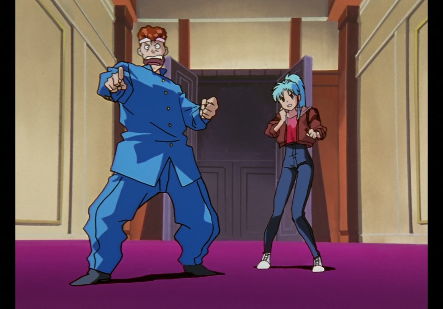 Yu Yu Hakusho Ep 24: The Deadly Triad @ 00:04:55