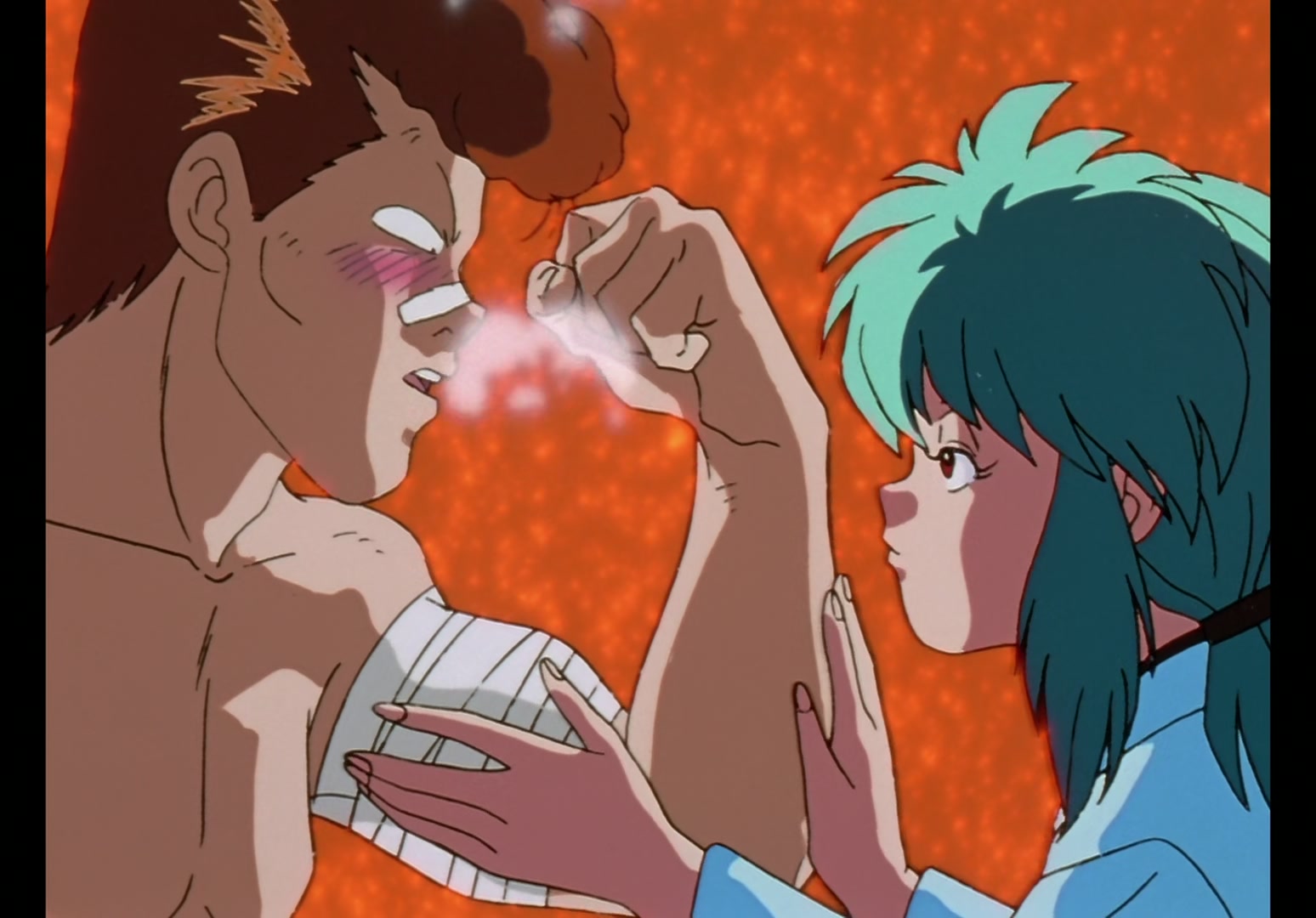 Yu Yu Hakusho Ep 43: The Masked Fighter Revealed @ 00:01:49