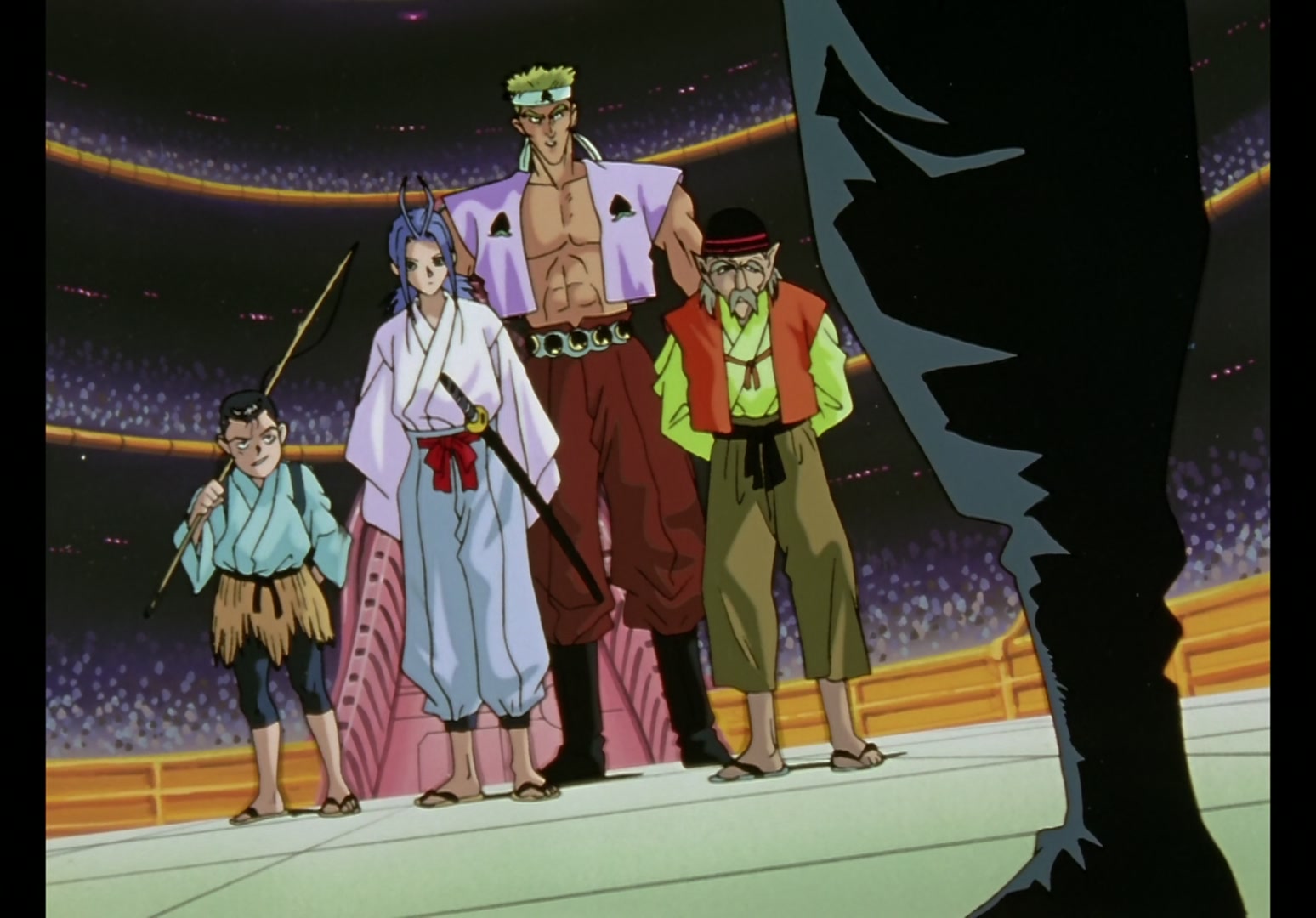 Yu Yu Hakusho Ep 45: Hiei Battles On @ 00:02:16