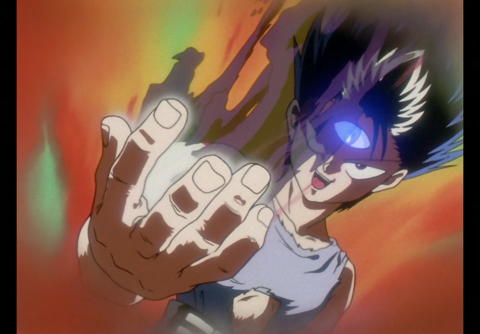 Yu Yu Hakusho Ep 45: Hiei Battles On @ 00:07:11