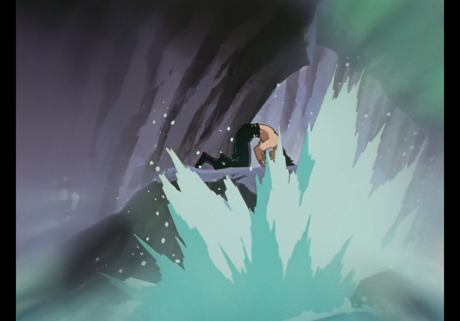 Yu Yu Hakusho Ep 45: Hiei Battles On @ 00:08:31