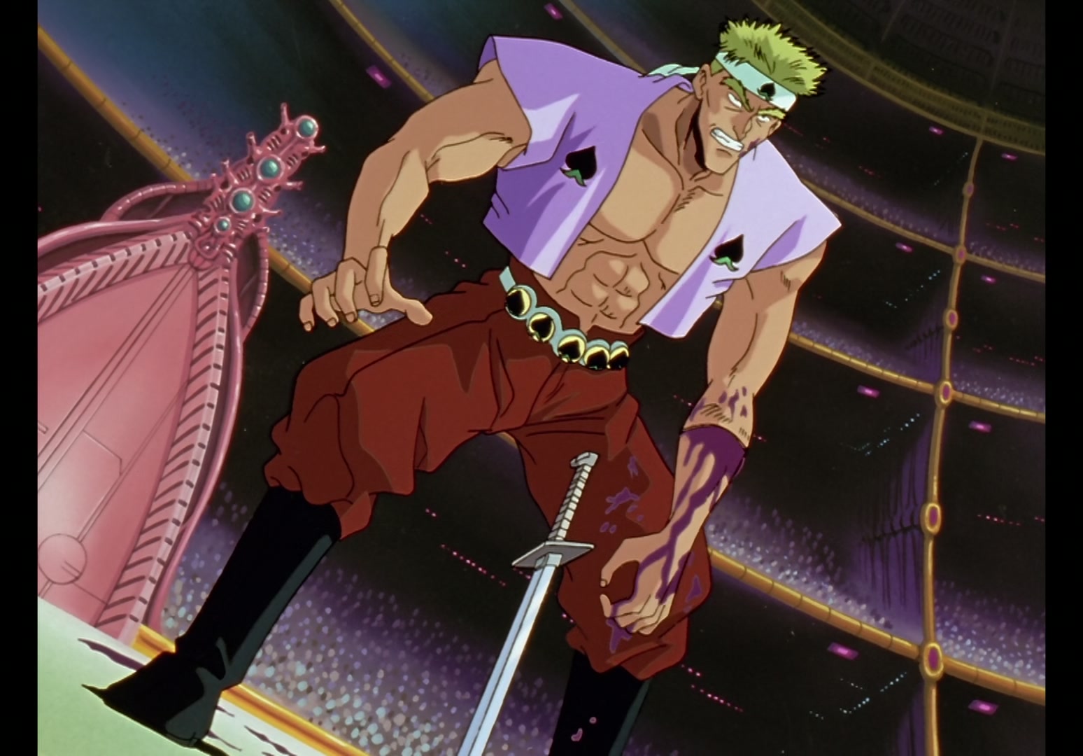 Yu Yu Hakusho Ep 45: Hiei Battles On @ 00:10:10